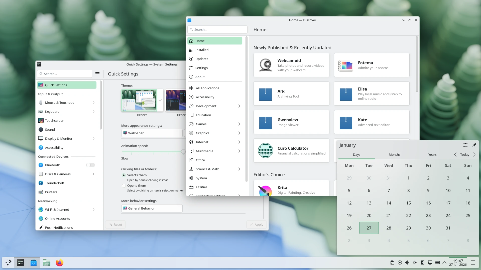 KDE Plasma Desktop